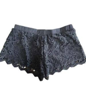 RAGA Anthropologie Black Lace Mini Shorts S/M NWT Boho Festival Beach